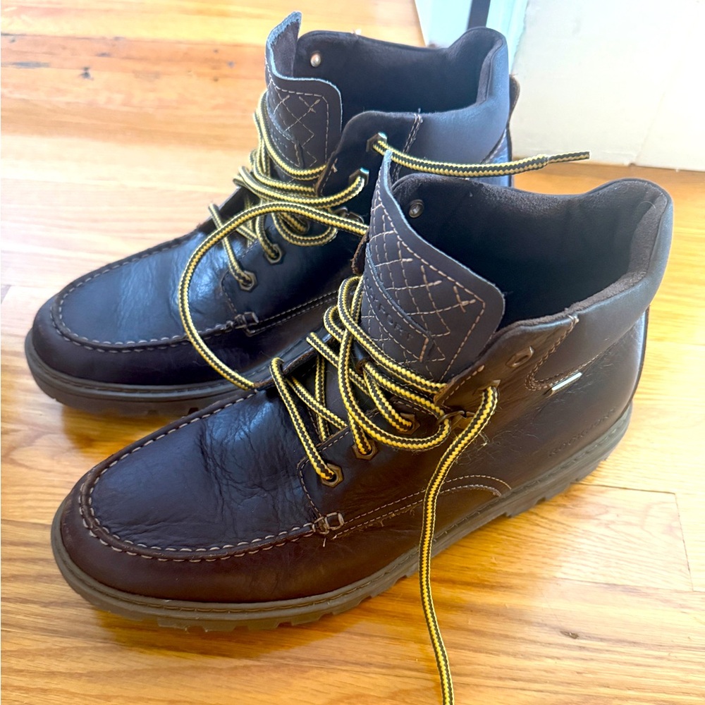 Rockport Brown Leather Boots 10